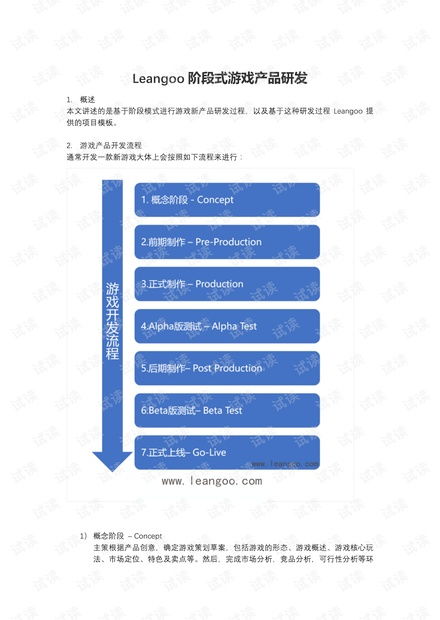 階段式游戲產(chǎn)品研發(fā)中的項(xiàng)目管理 Leangoo在策劃與公關(guān)服務(wù)中的應(yīng)用